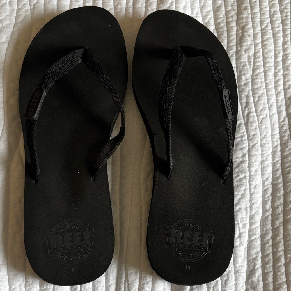 Reef Classic Black Sandals
